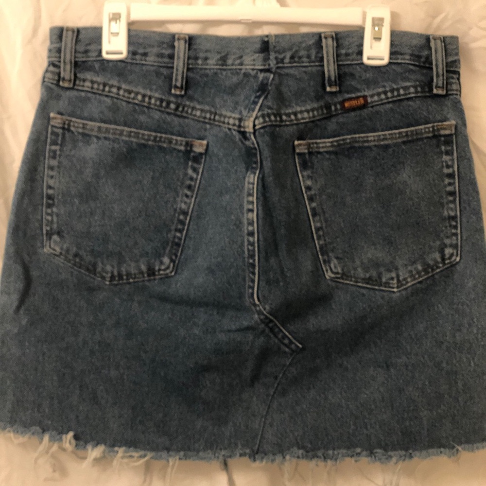 Reclaimed vintage wrangler denim skirt